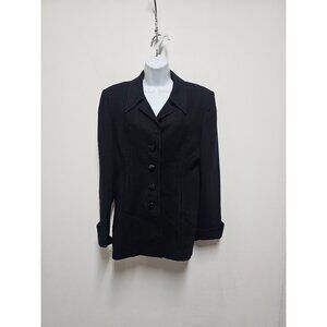 Herbert Grossman Neiman Marcus Wool Blazer Buttons SZ 14